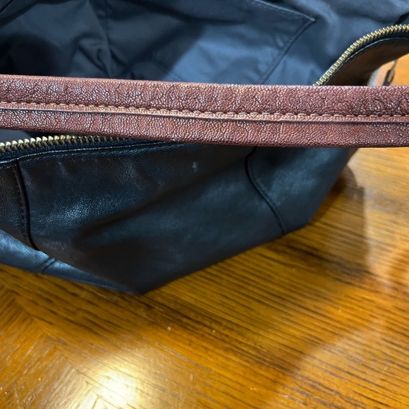 Fossil black and white Hobo leather bag - Picture 5 of 5